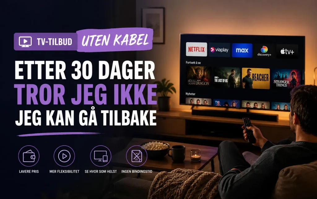 TV-tilbud uten kabel
